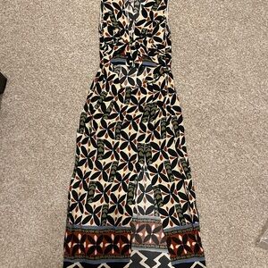 Zara Multicolor Geometric Maxi Dress